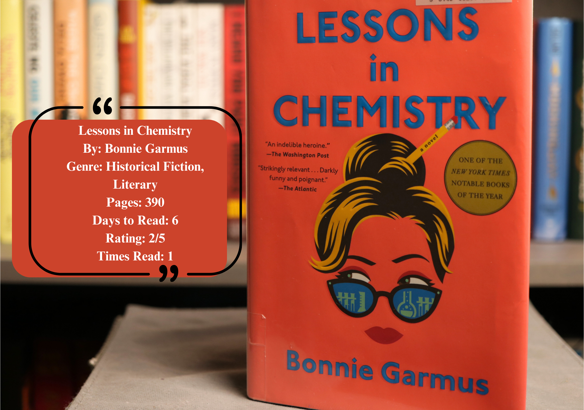 Lessons in Chemistry: Book Review